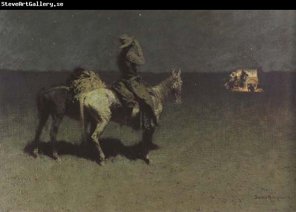 Frederic Remington The Stranger (mk43)